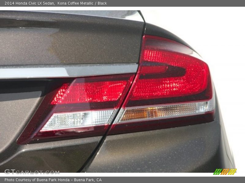 Kona Coffee Metallic / Black 2014 Honda Civic LX Sedan