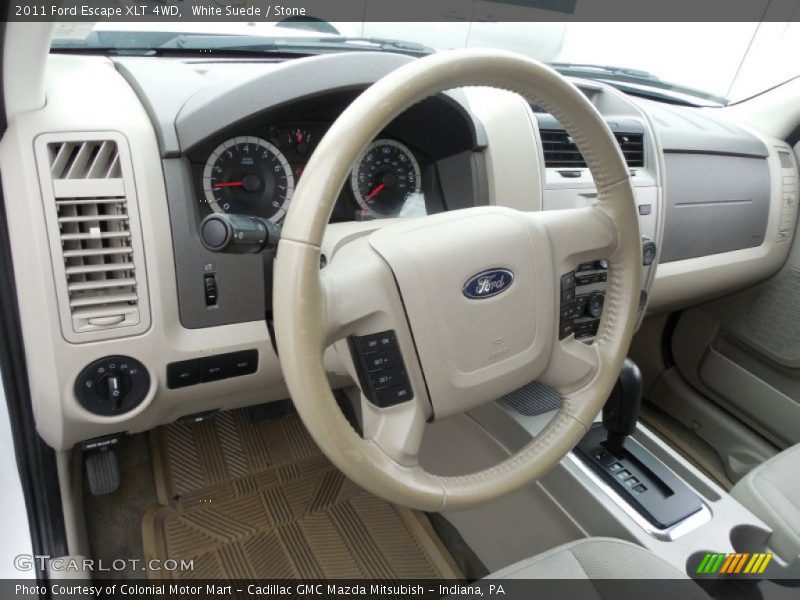 White Suede / Stone 2011 Ford Escape XLT 4WD