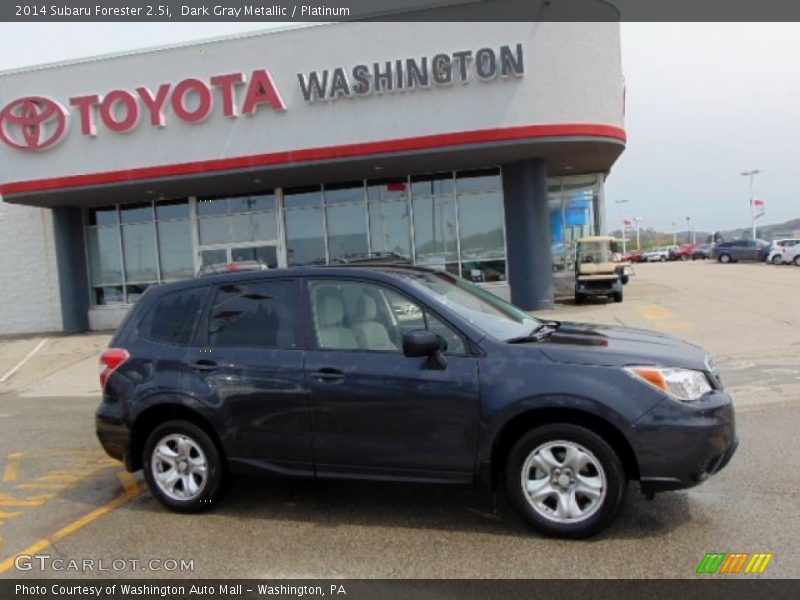 Dark Gray Metallic / Platinum 2014 Subaru Forester 2.5i