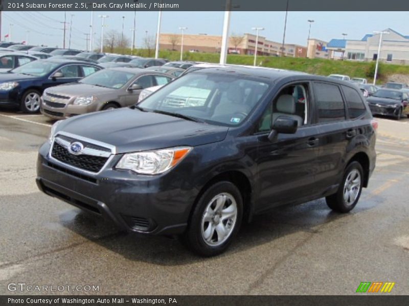 Dark Gray Metallic / Platinum 2014 Subaru Forester 2.5i