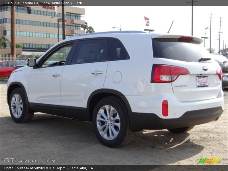Snow White Pearl / Black 2015 Kia Sorento EX