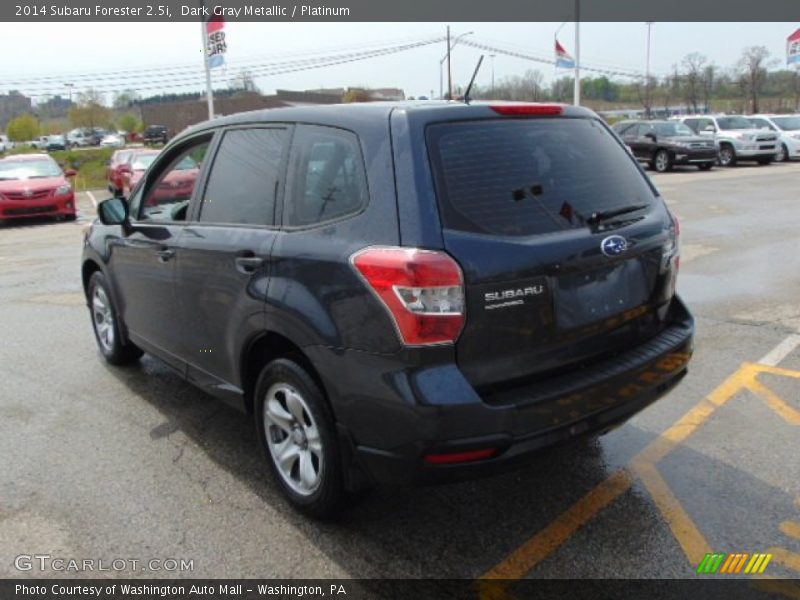 Dark Gray Metallic / Platinum 2014 Subaru Forester 2.5i