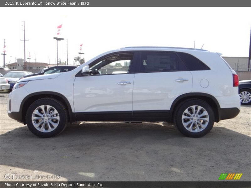 Snow White Pearl / Black 2015 Kia Sorento EX