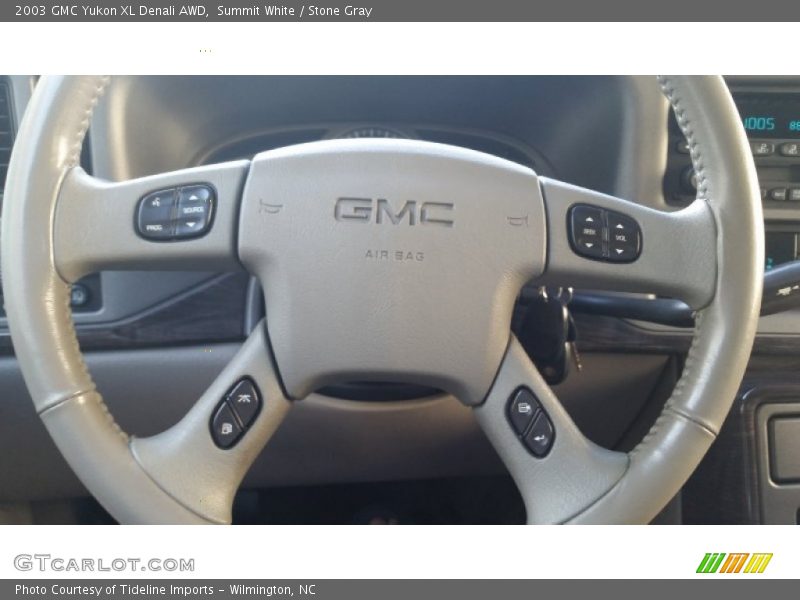 Summit White / Stone Gray 2003 GMC Yukon XL Denali AWD