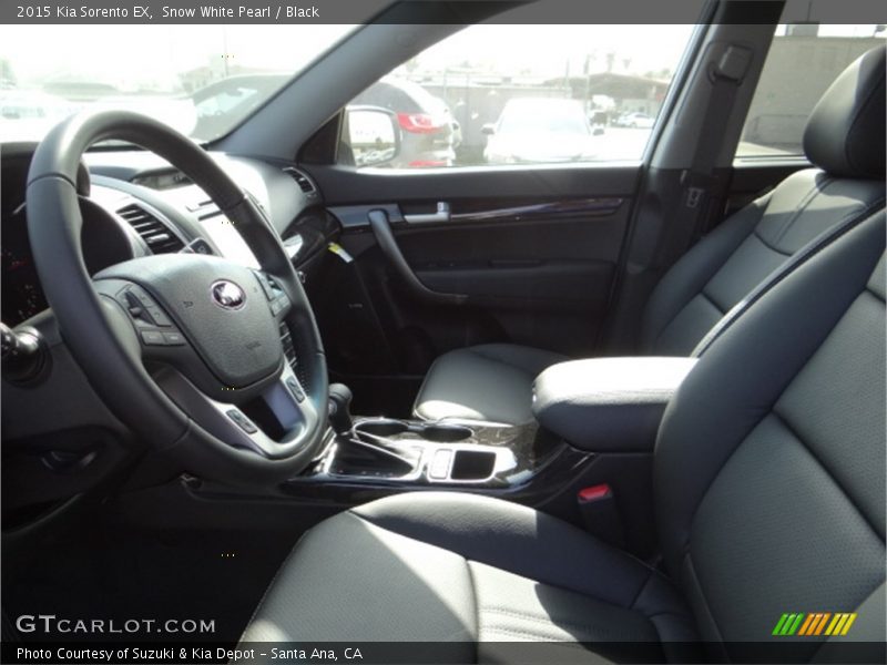 Snow White Pearl / Black 2015 Kia Sorento EX