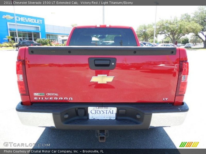 Victory Red / Light Titanium/Ebony 2011 Chevrolet Silverado 1500 LT Extended Cab