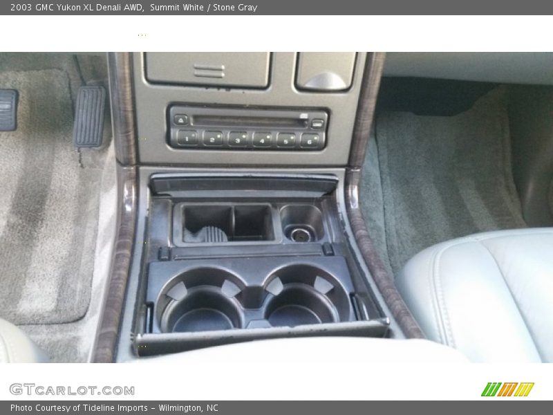 Summit White / Stone Gray 2003 GMC Yukon XL Denali AWD
