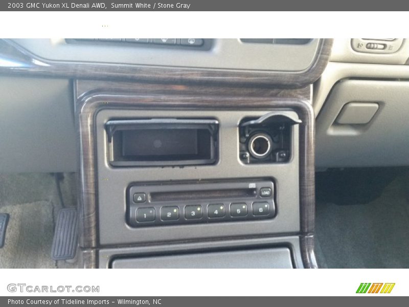 Summit White / Stone Gray 2003 GMC Yukon XL Denali AWD