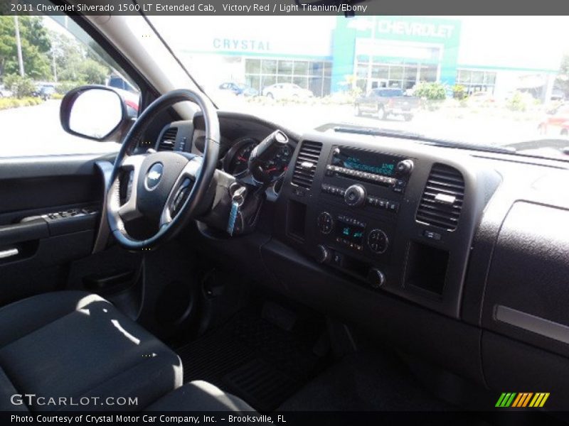 Victory Red / Light Titanium/Ebony 2011 Chevrolet Silverado 1500 LT Extended Cab