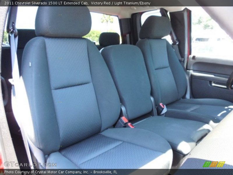 Victory Red / Light Titanium/Ebony 2011 Chevrolet Silverado 1500 LT Extended Cab