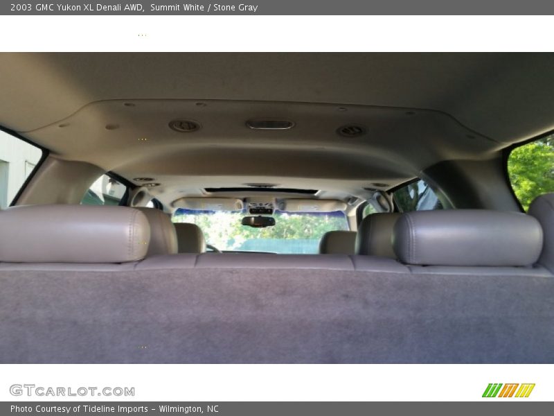 Summit White / Stone Gray 2003 GMC Yukon XL Denali AWD