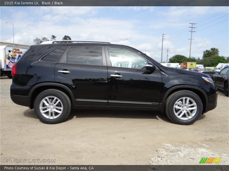 Black / Black 2015 Kia Sorento LX
