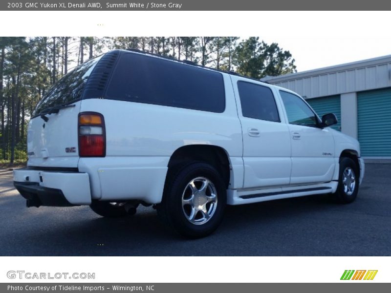 Summit White / Stone Gray 2003 GMC Yukon XL Denali AWD