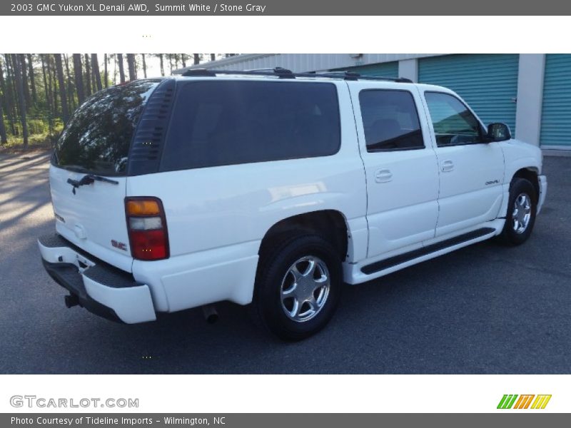 Summit White / Stone Gray 2003 GMC Yukon XL Denali AWD