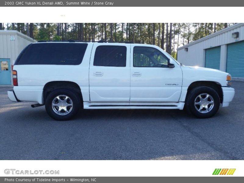 Summit White / Stone Gray 2003 GMC Yukon XL Denali AWD