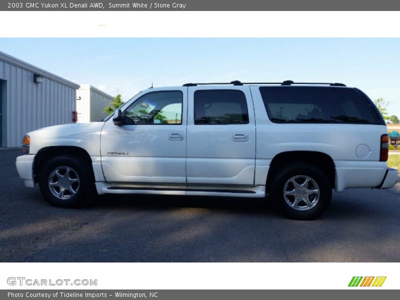 Summit White / Stone Gray 2003 GMC Yukon XL Denali AWD