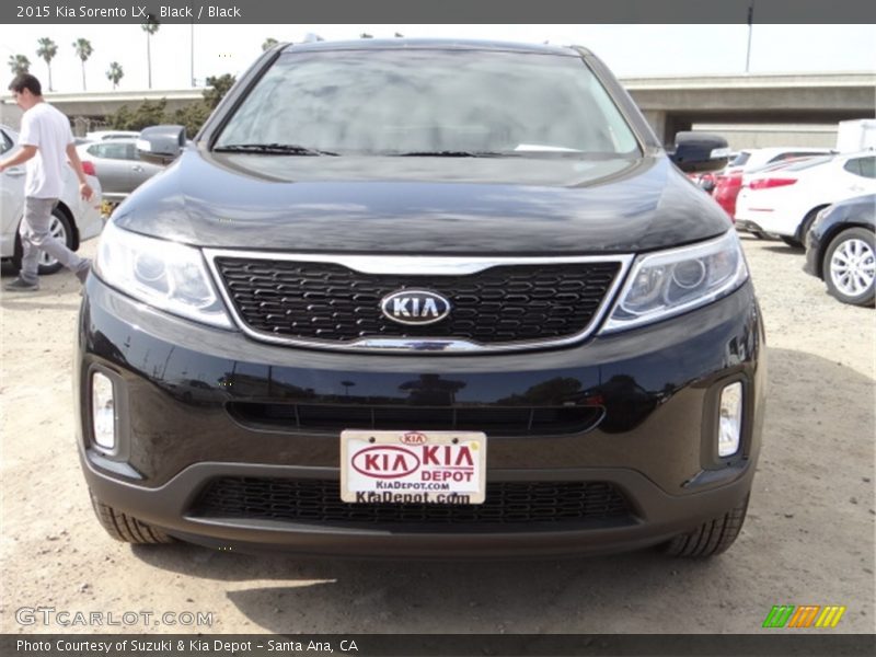 Black / Black 2015 Kia Sorento LX