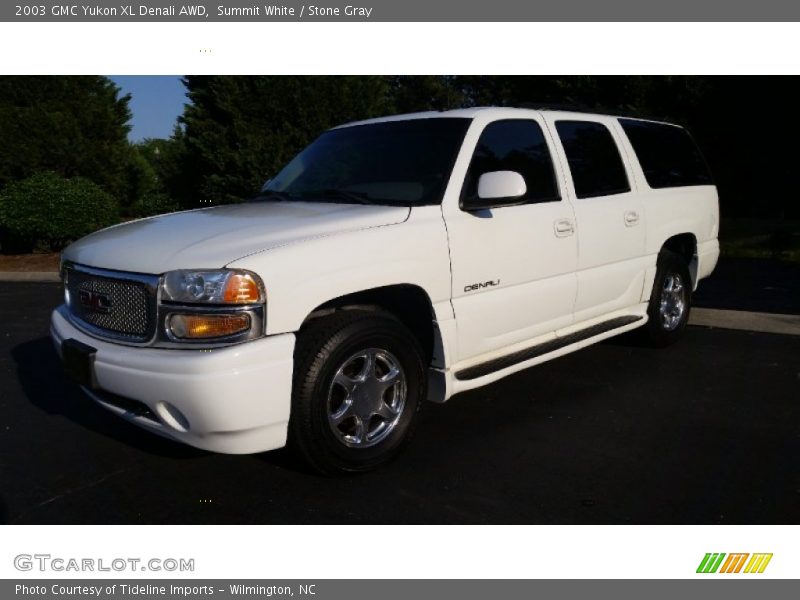 Summit White / Stone Gray 2003 GMC Yukon XL Denali AWD