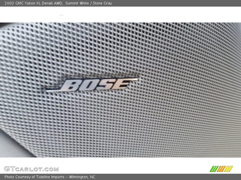 Summit White / Stone Gray 2003 GMC Yukon XL Denali AWD