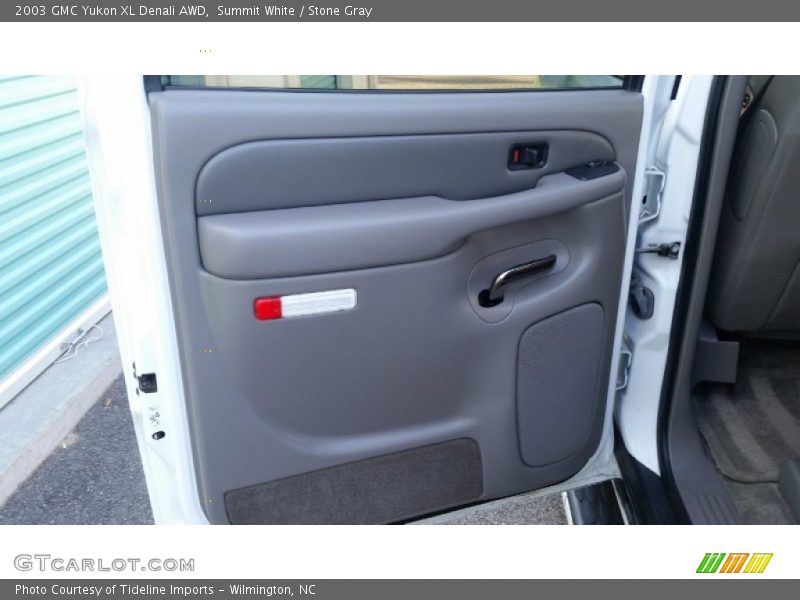 Summit White / Stone Gray 2003 GMC Yukon XL Denali AWD