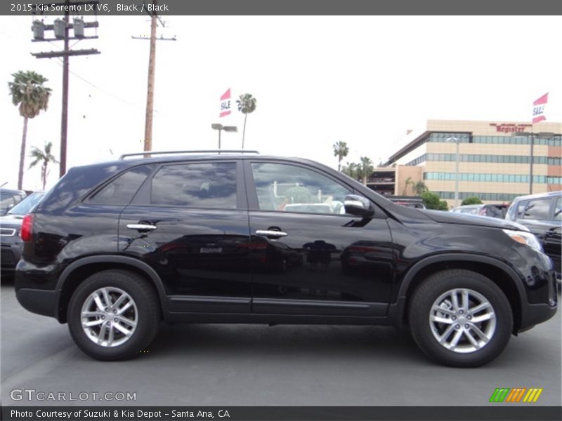 Black / Black 2015 Kia Sorento LX V6