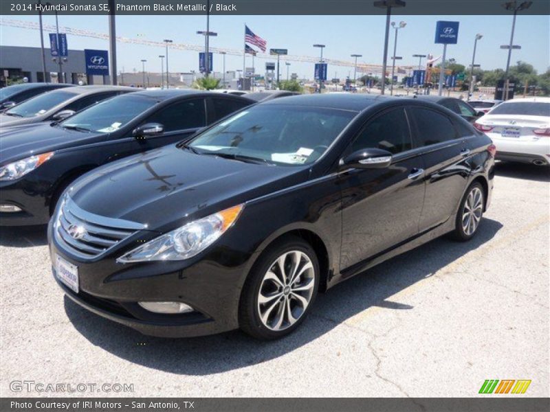Phantom Black Metallic / Black 2014 Hyundai Sonata SE