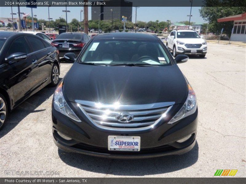 Phantom Black Metallic / Black 2014 Hyundai Sonata SE