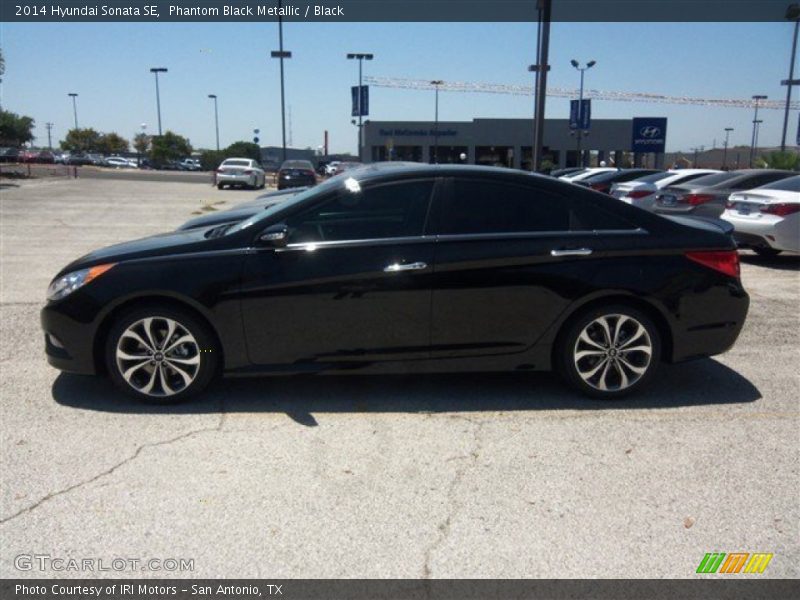 Phantom Black Metallic / Black 2014 Hyundai Sonata SE