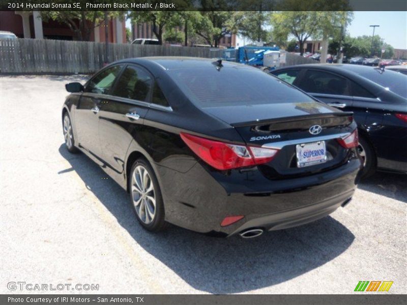 Phantom Black Metallic / Black 2014 Hyundai Sonata SE