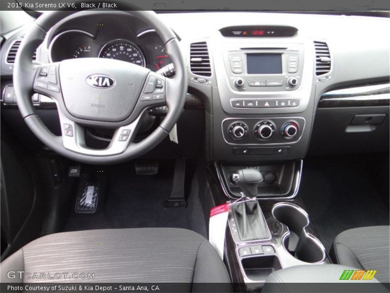 Black / Black 2015 Kia Sorento LX V6