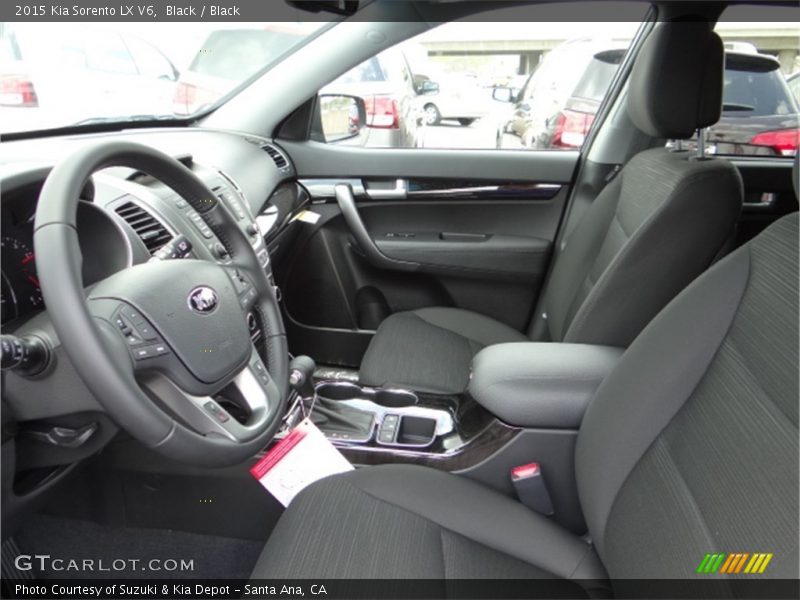 Black / Black 2015 Kia Sorento LX V6