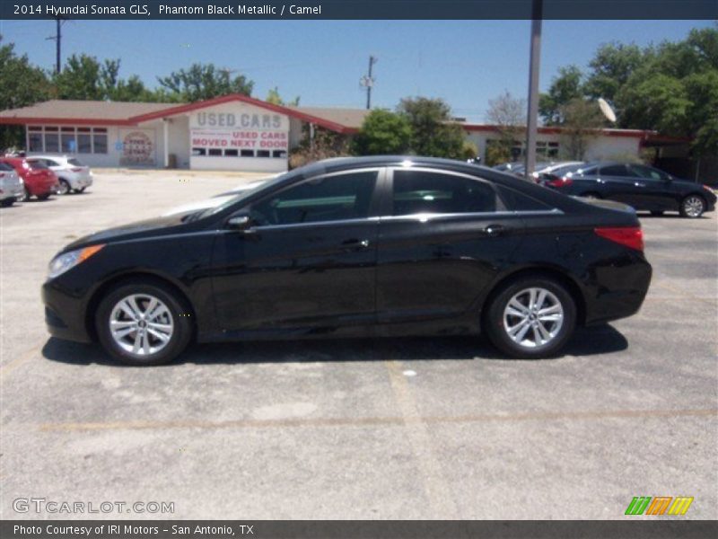 Phantom Black Metallic / Camel 2014 Hyundai Sonata GLS