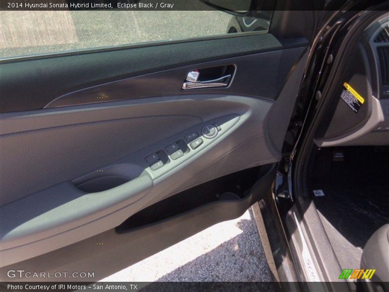 Eclipse Black / Gray 2014 Hyundai Sonata Hybrid Limited