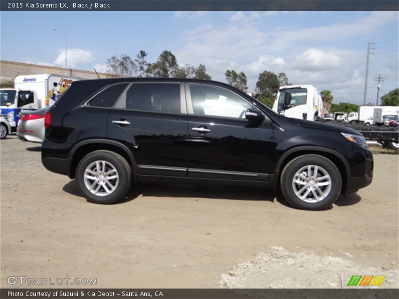 Black / Black 2015 Kia Sorento LX