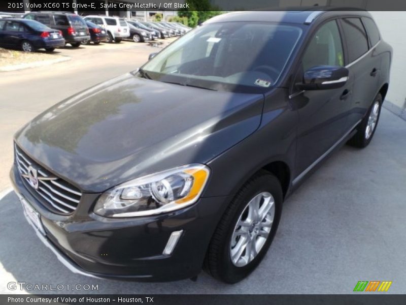 Savile Grey Metallic / Off Black 2015 Volvo XC60 T5 Drive-E