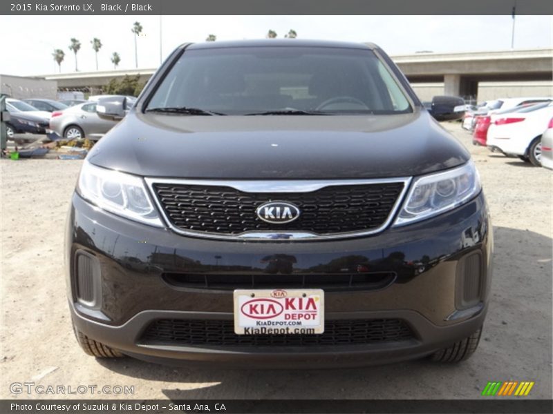 Black / Black 2015 Kia Sorento LX