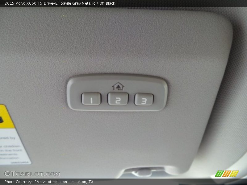 Savile Grey Metallic / Off Black 2015 Volvo XC60 T5 Drive-E