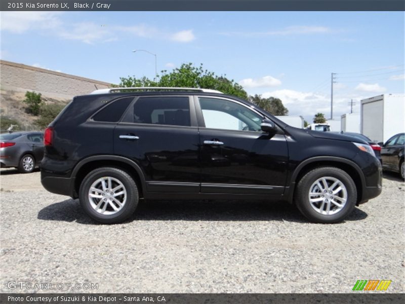 Black / Gray 2015 Kia Sorento LX