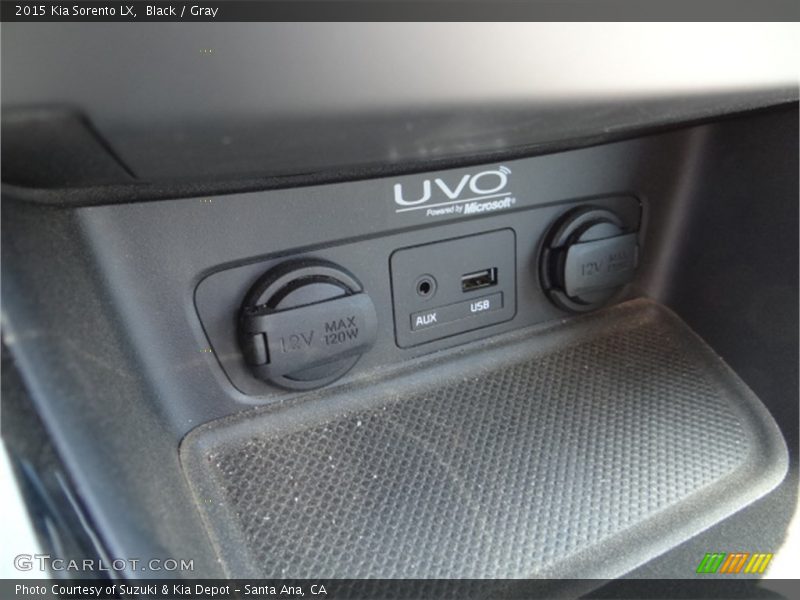 Black / Gray 2015 Kia Sorento LX