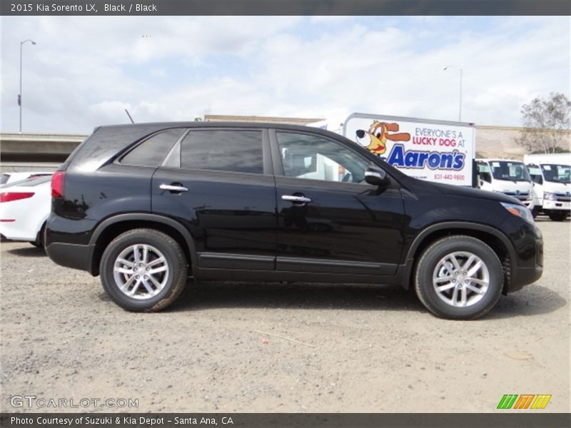 Black / Black 2015 Kia Sorento LX