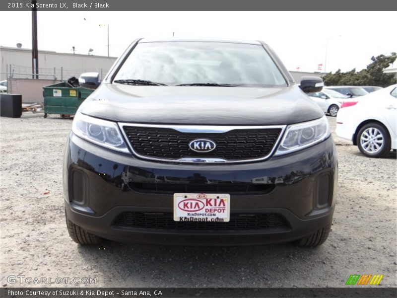 Black / Black 2015 Kia Sorento LX