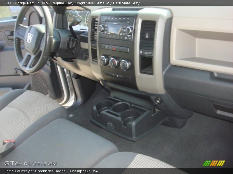 Bright Silver Metallic / Dark Slate Gray 2010 Dodge Ram 1500 ST Regular Cab