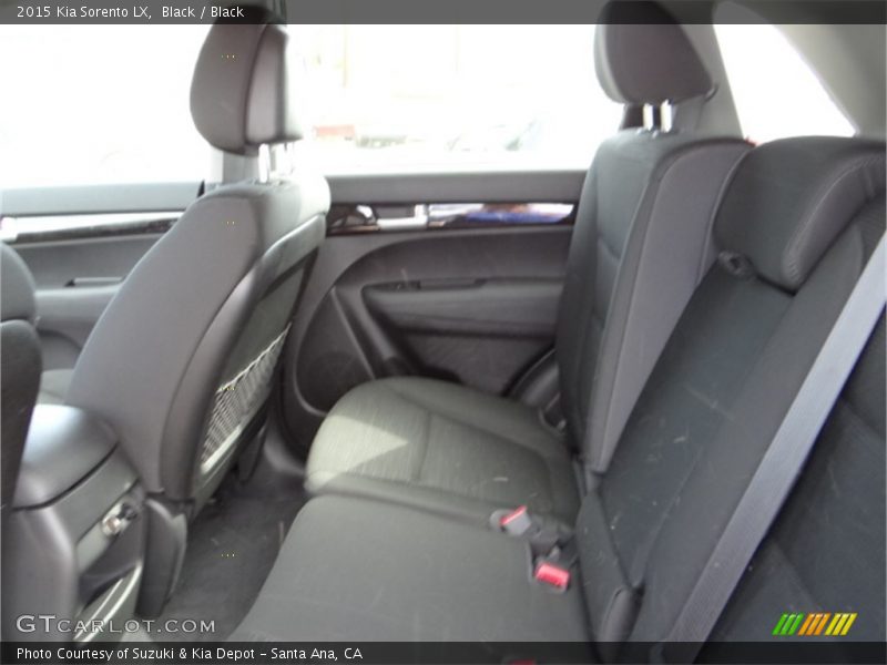 Black / Black 2015 Kia Sorento LX