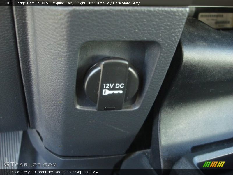 Bright Silver Metallic / Dark Slate Gray 2010 Dodge Ram 1500 ST Regular Cab