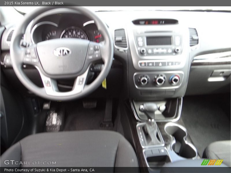 Black / Black 2015 Kia Sorento LX