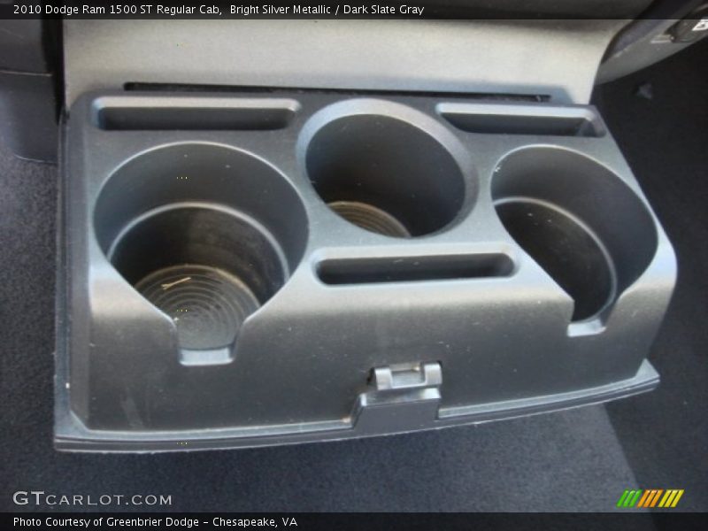 Bright Silver Metallic / Dark Slate Gray 2010 Dodge Ram 1500 ST Regular Cab