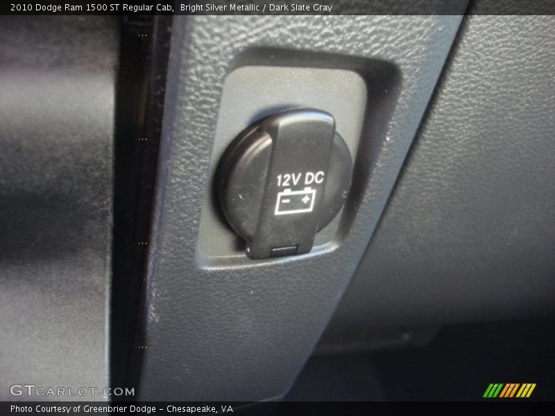 Bright Silver Metallic / Dark Slate Gray 2010 Dodge Ram 1500 ST Regular Cab