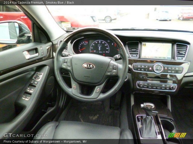 Smokey Blue / Black 2014 Kia Cadenza Premium
