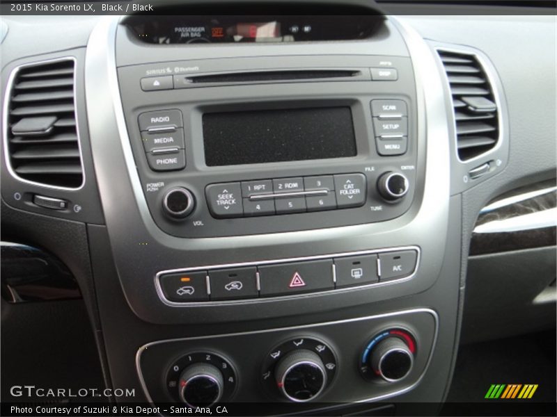 Black / Black 2015 Kia Sorento LX
