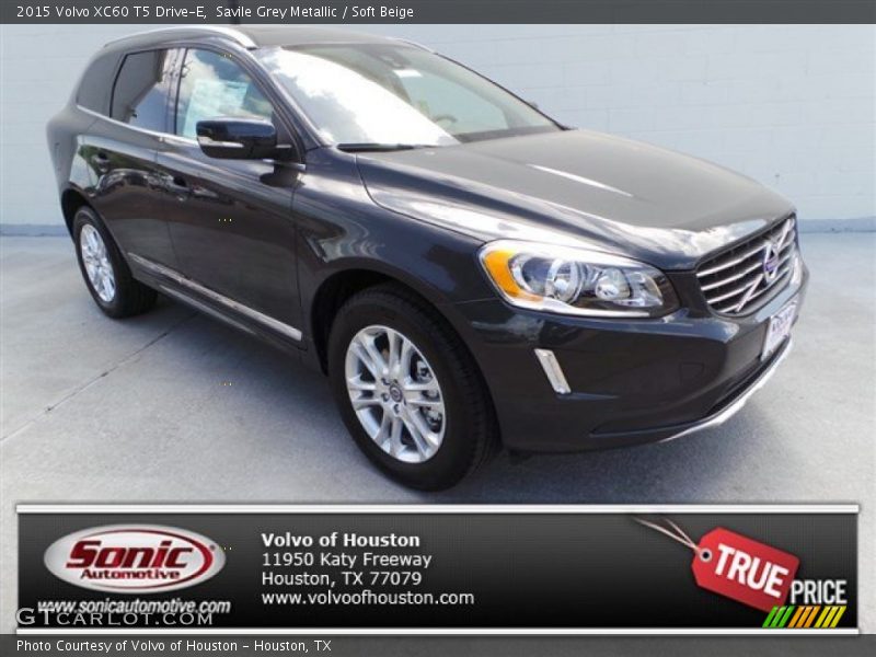 Savile Grey Metallic / Soft Beige 2015 Volvo XC60 T5 Drive-E